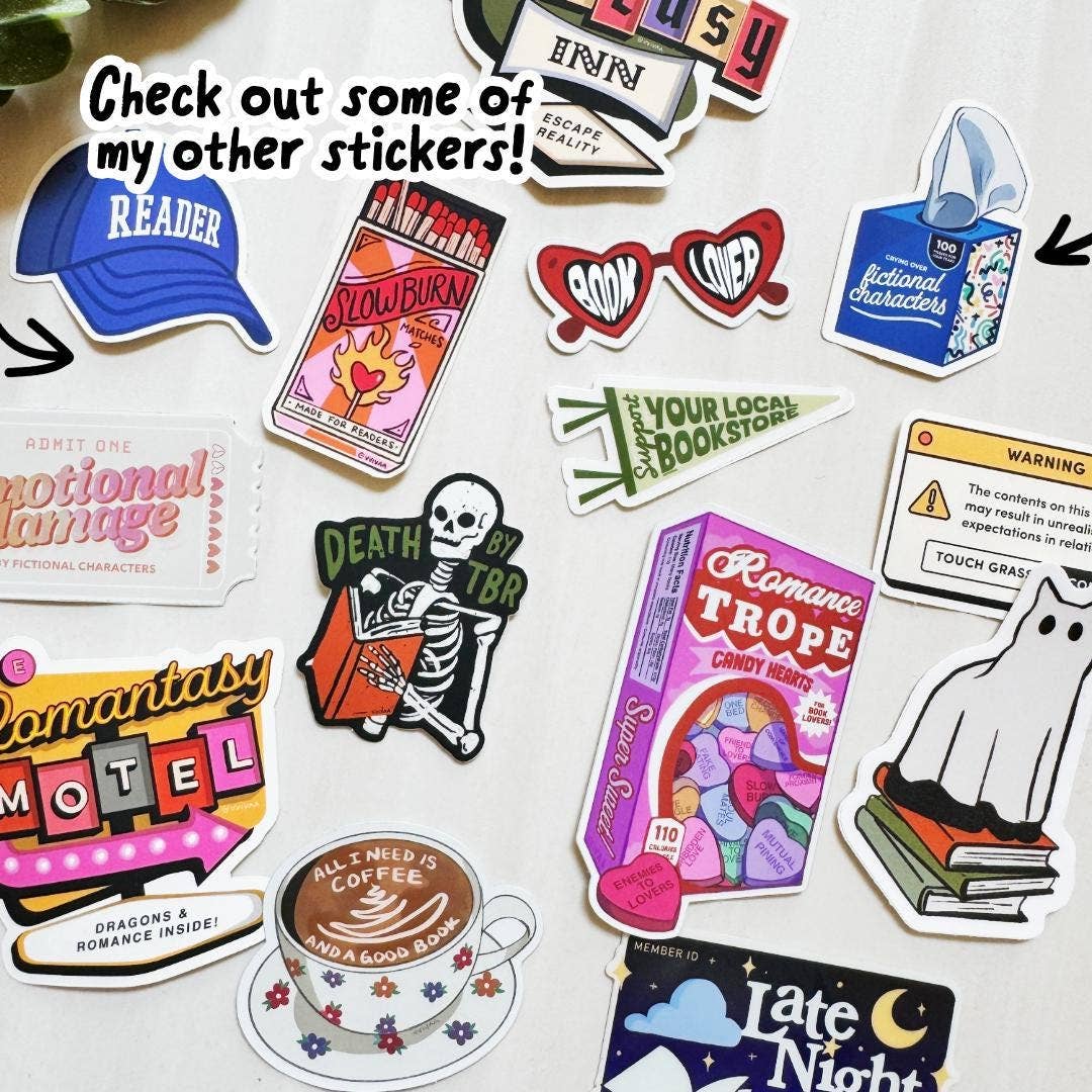 Support Your Local Bookstore Matte Sticker