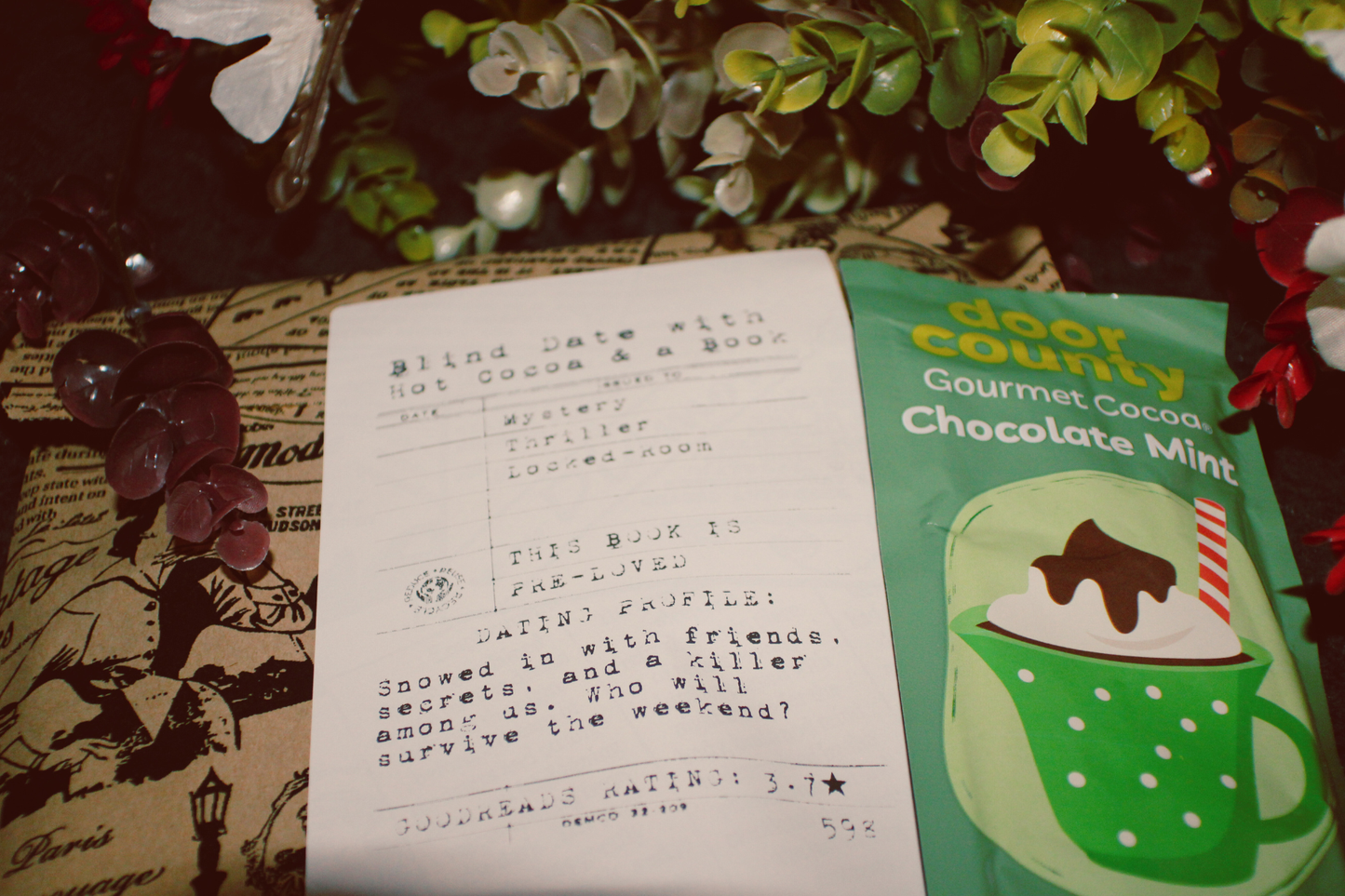 Blind Date with a Book & Hot Cocoa Gift Set