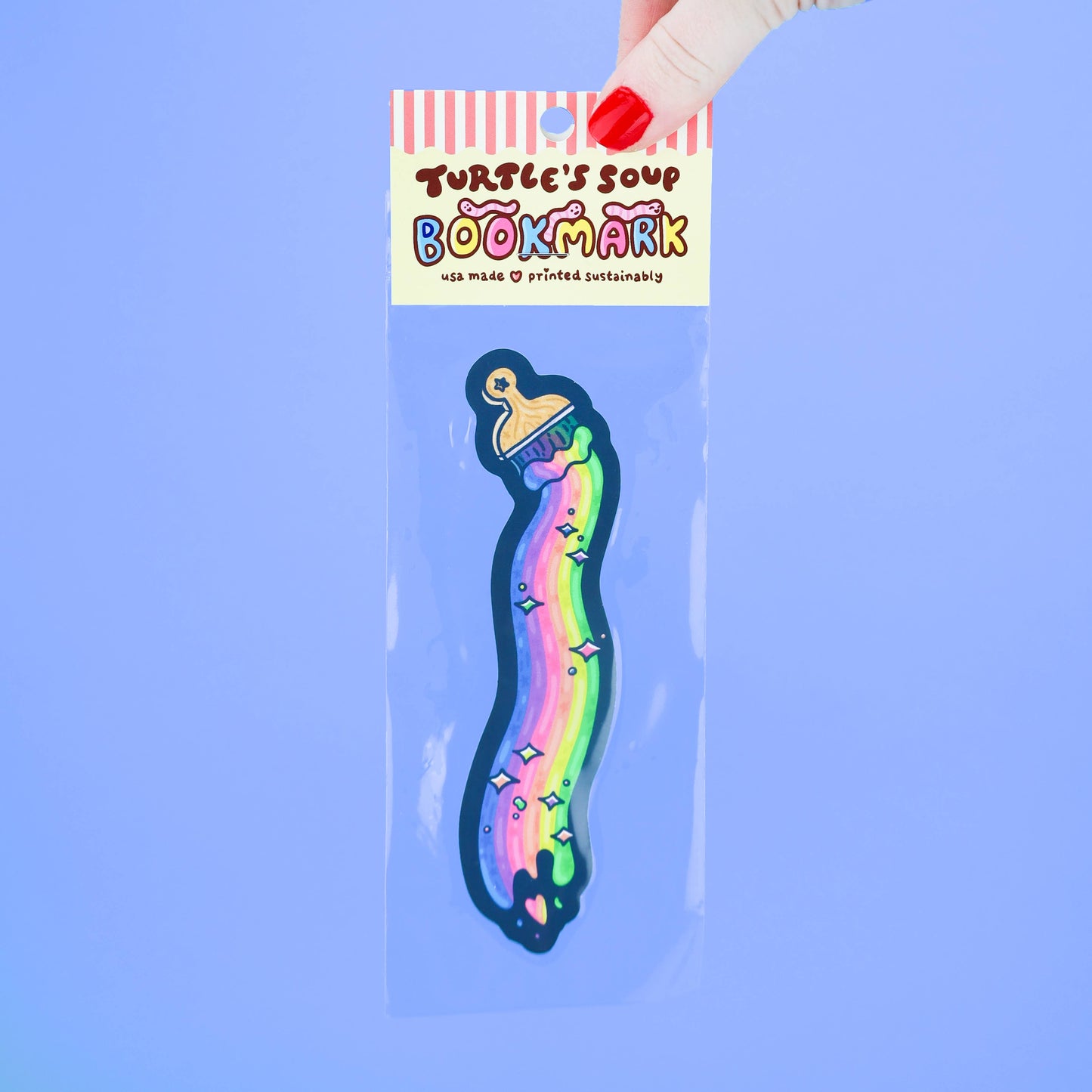 Rainbow Paintbrush Bookmark