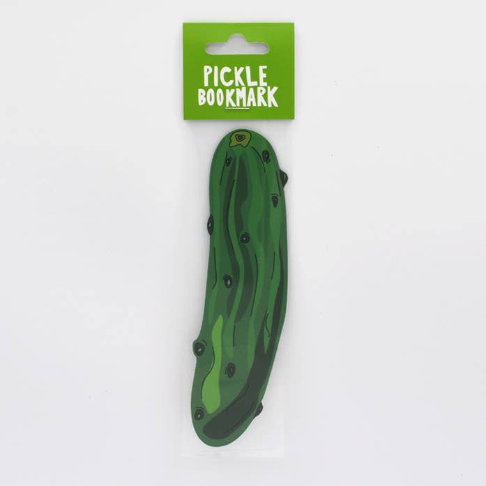 Pickle Die Cut Bookmark – Double-Sided