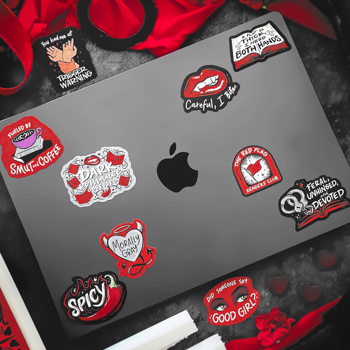 A Little Wicked Decal Pack | Dark Romance Sticker Set of 10