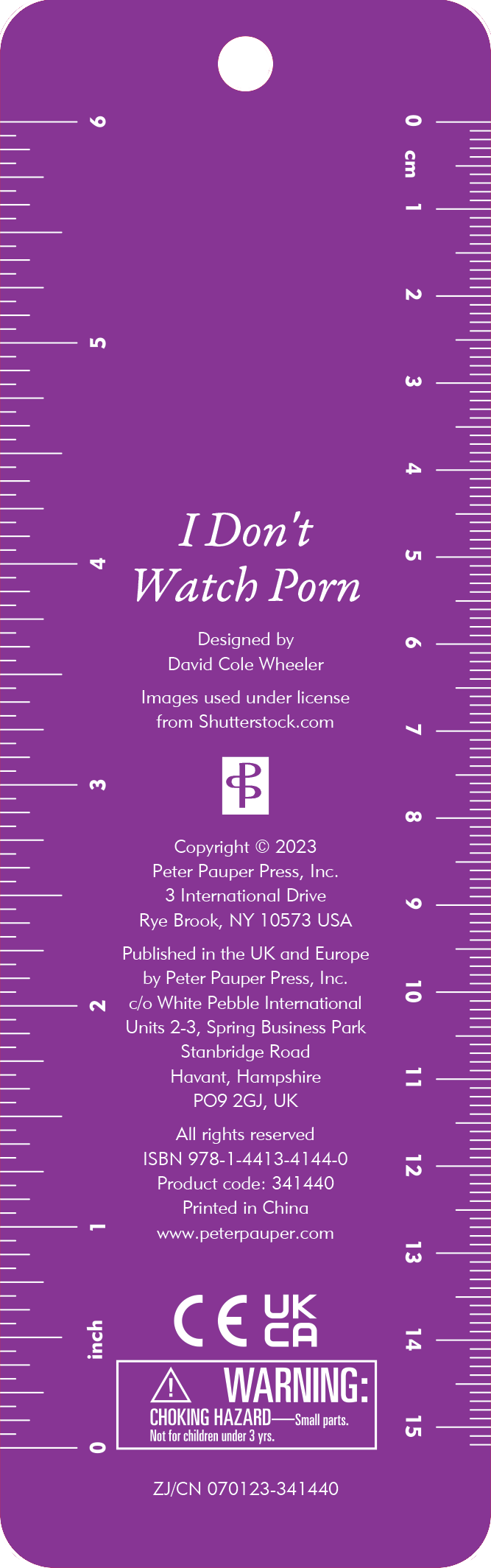 I Don’t Watch Porn Bookmark | Funny Spicy Romance Bookmark