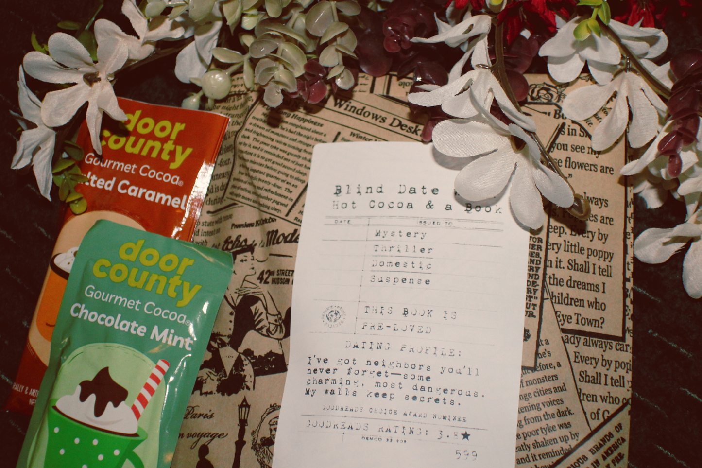 Blind Date with a Book & Hot Cocoa Gift Set