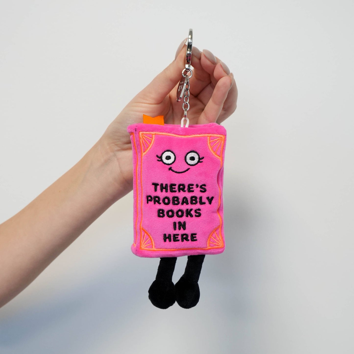There’s Probably Books In Here – Book Plush Bag Charm