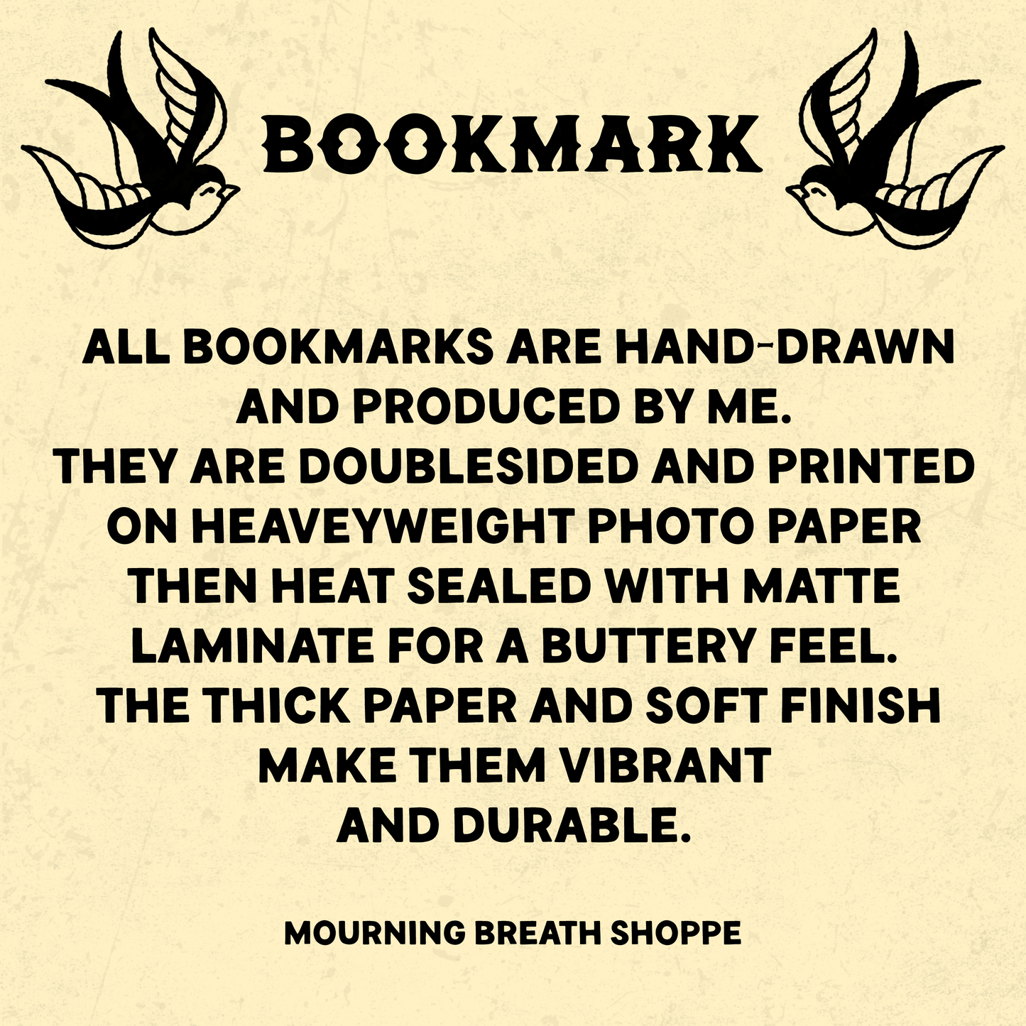 Book & Dagger  Bookmark | Handmade Double-Sided Fantasy Bookmark