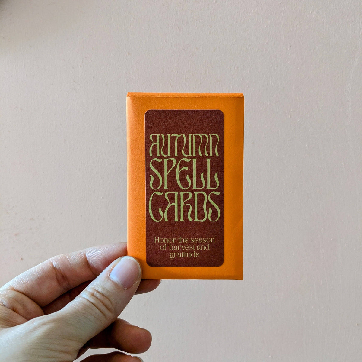 Autumn Spell Cards | 5-Card Seasonal Ritual Deck