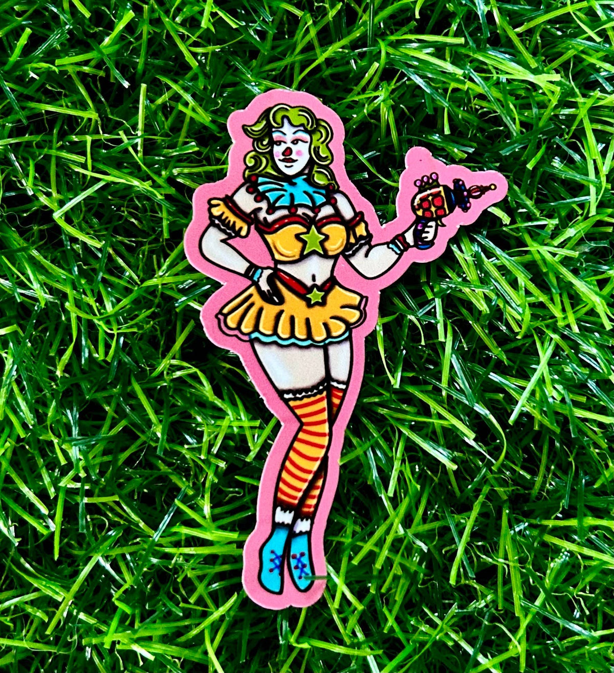 Halloween Pinup Girls Sticker | Retro Spooky Vinyl Decals