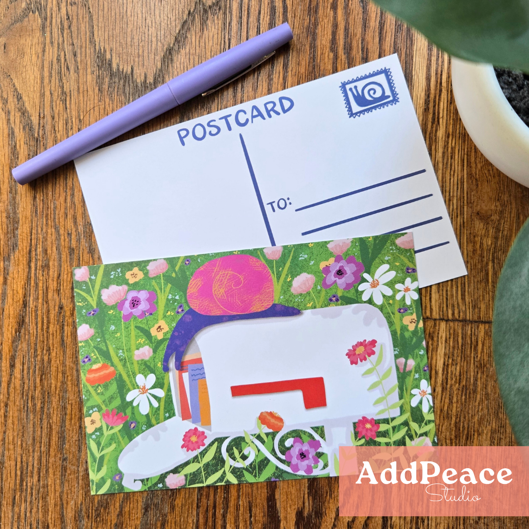 Snail Mail Illustrated Postcard Set | 12 Bookish & Whimsical Postcards