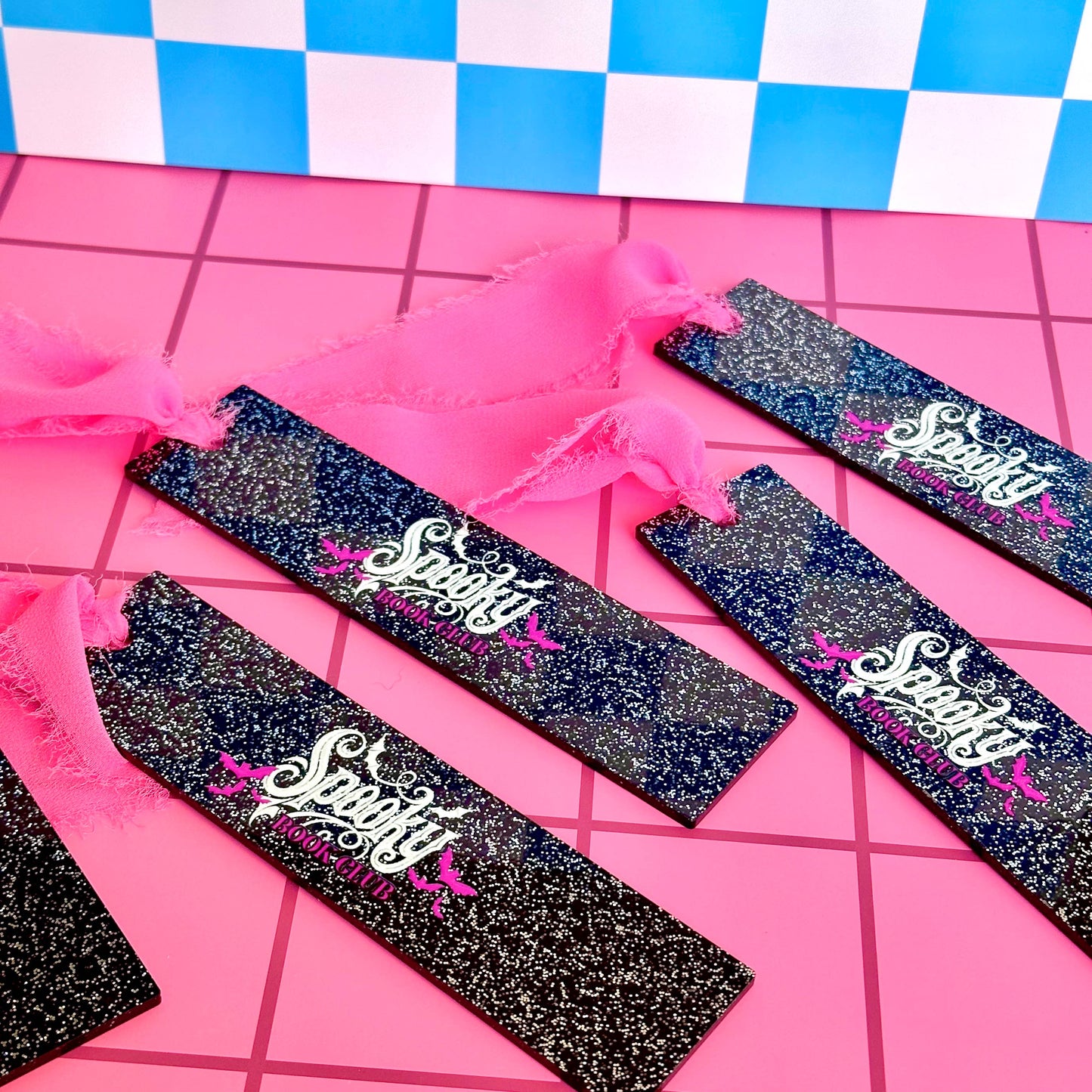 Spooky Book Club Acrylic Bookmark