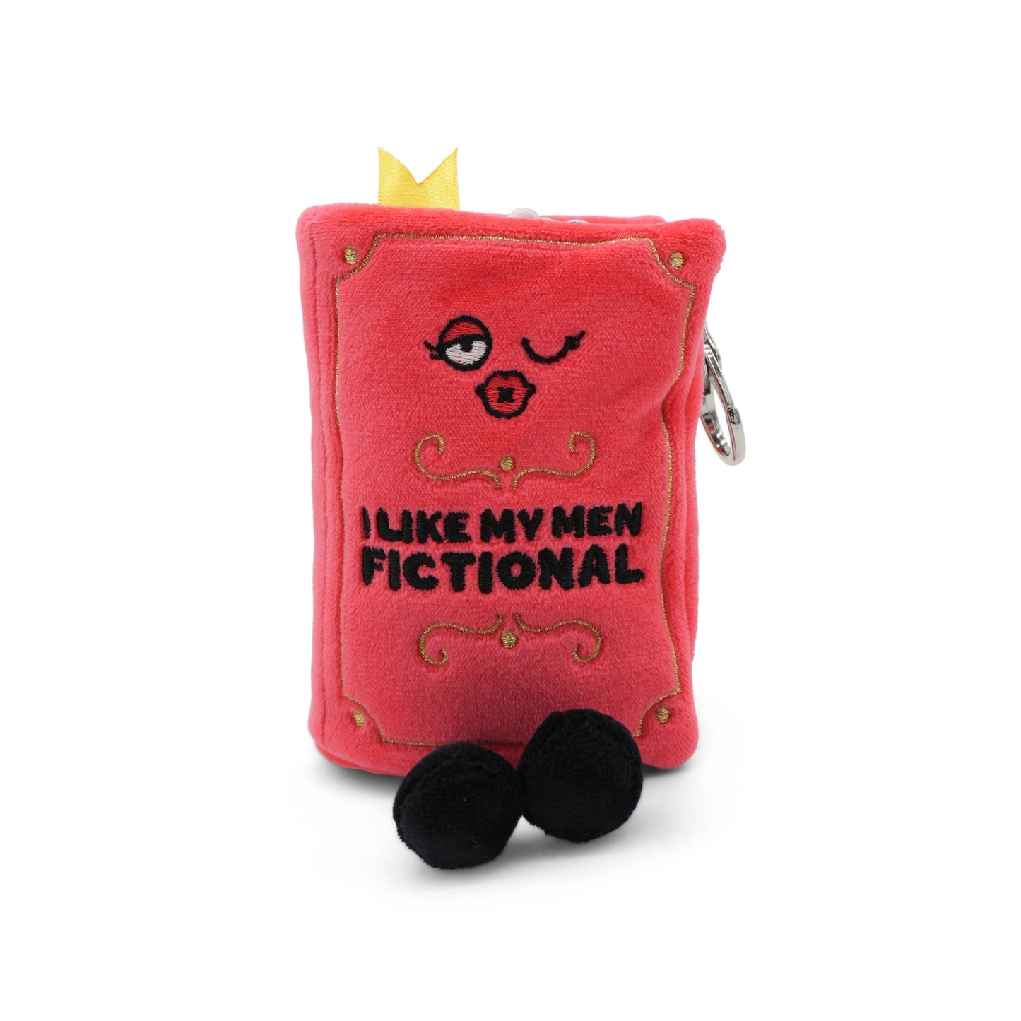 I Like My Men Fictional – Book Plush Bag Charm