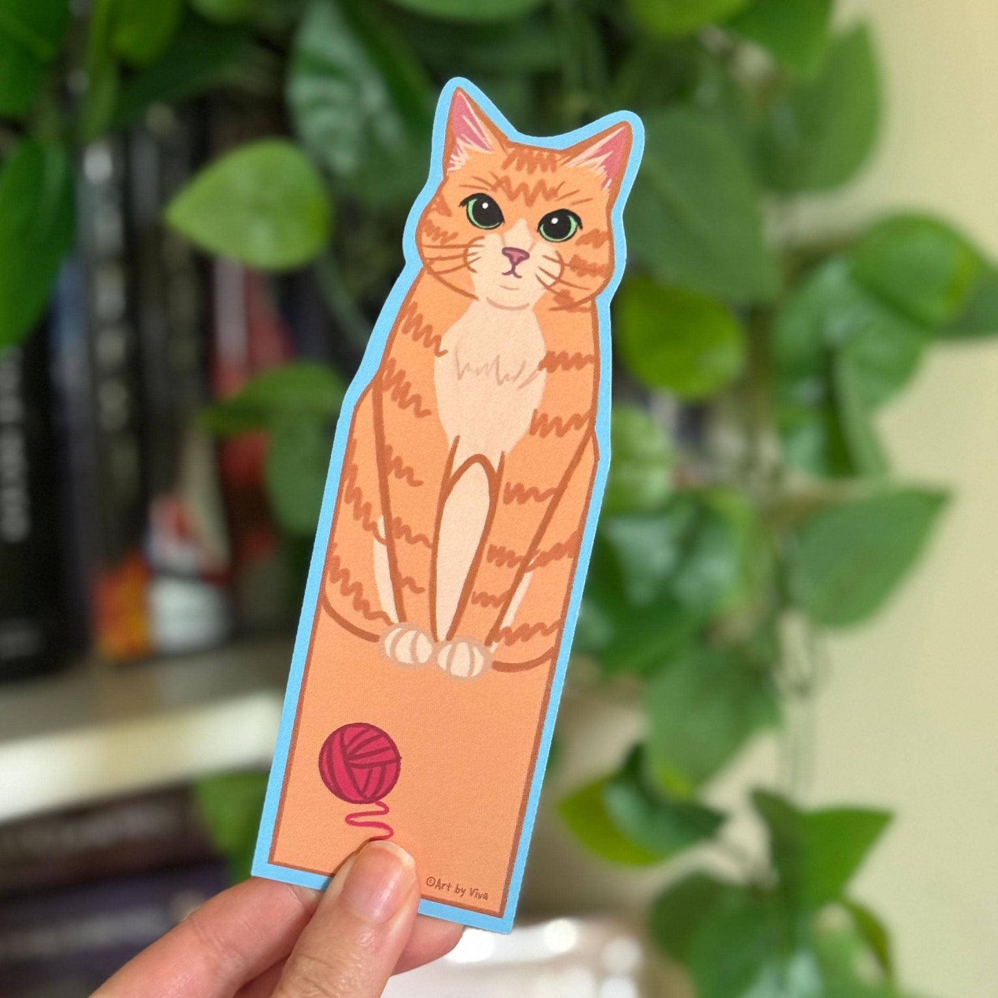 Die Cut Cat Bookmark