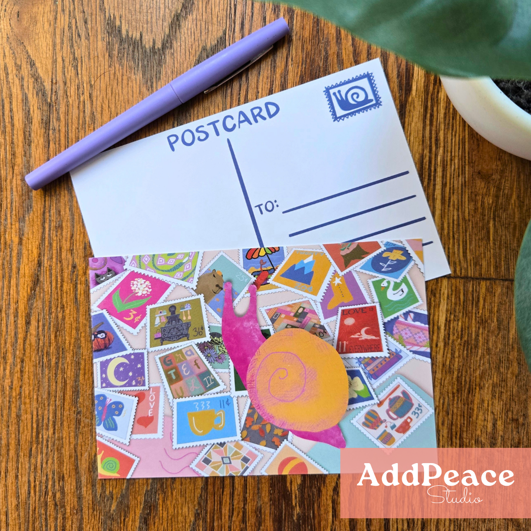 Snail Mail Illustrated Postcard Set | 12 Bookish & Whimsical Postcards