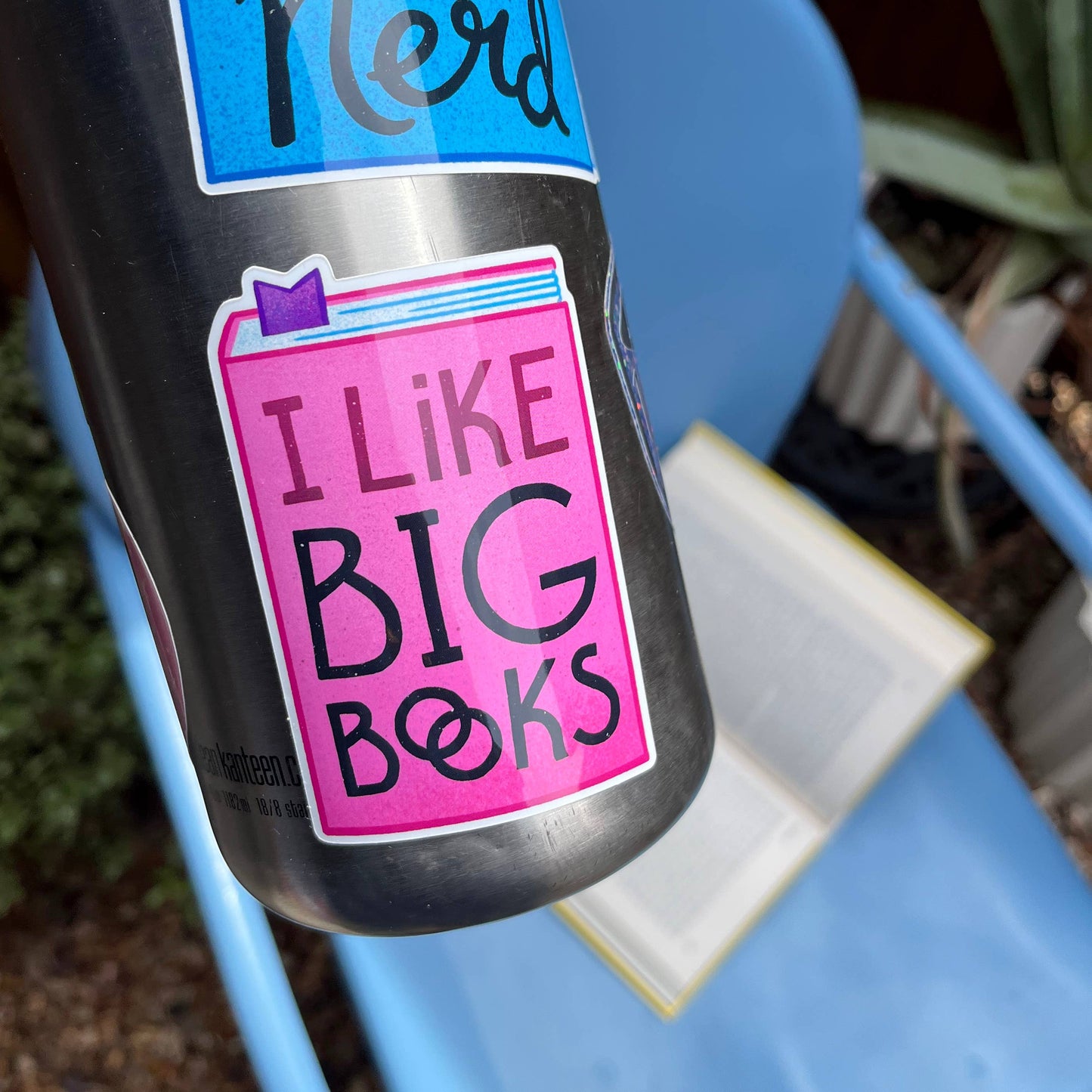 I Like Big Books Sticker | Funny Bookish Vinyl Sticker