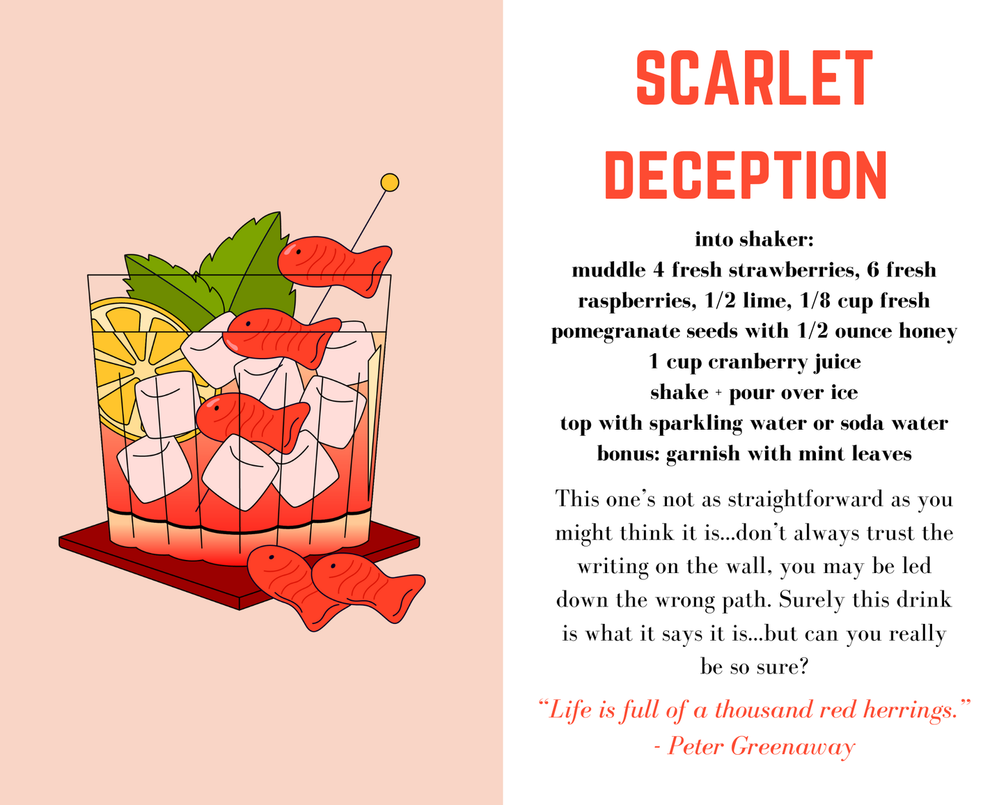 Tropetails Mocktail Edition | Bookish Drink Recipe Book