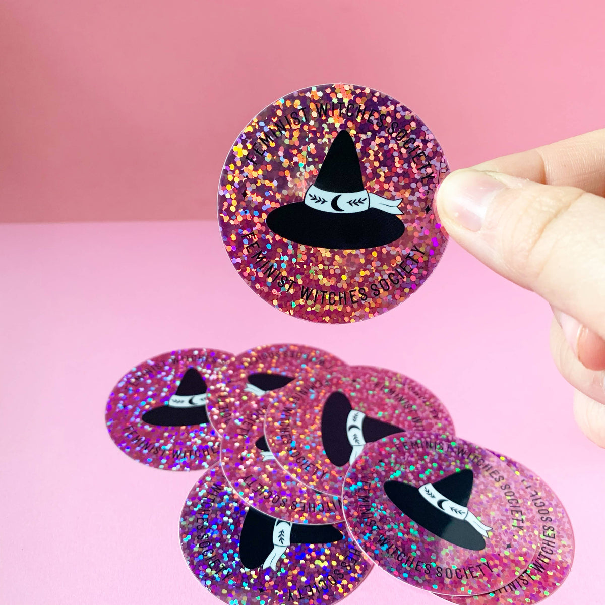 Feminist Witches Society Sticker | Holographic Witch Sticker