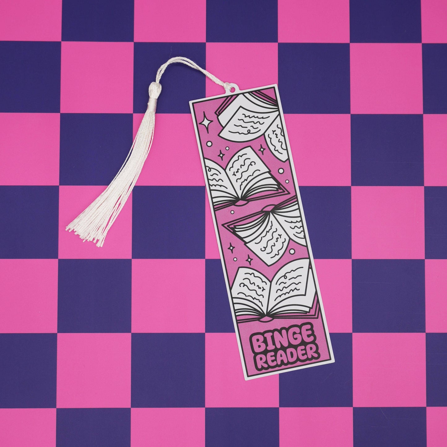 The Binge Reader Bookmark | Bookish Tassel Bookmark