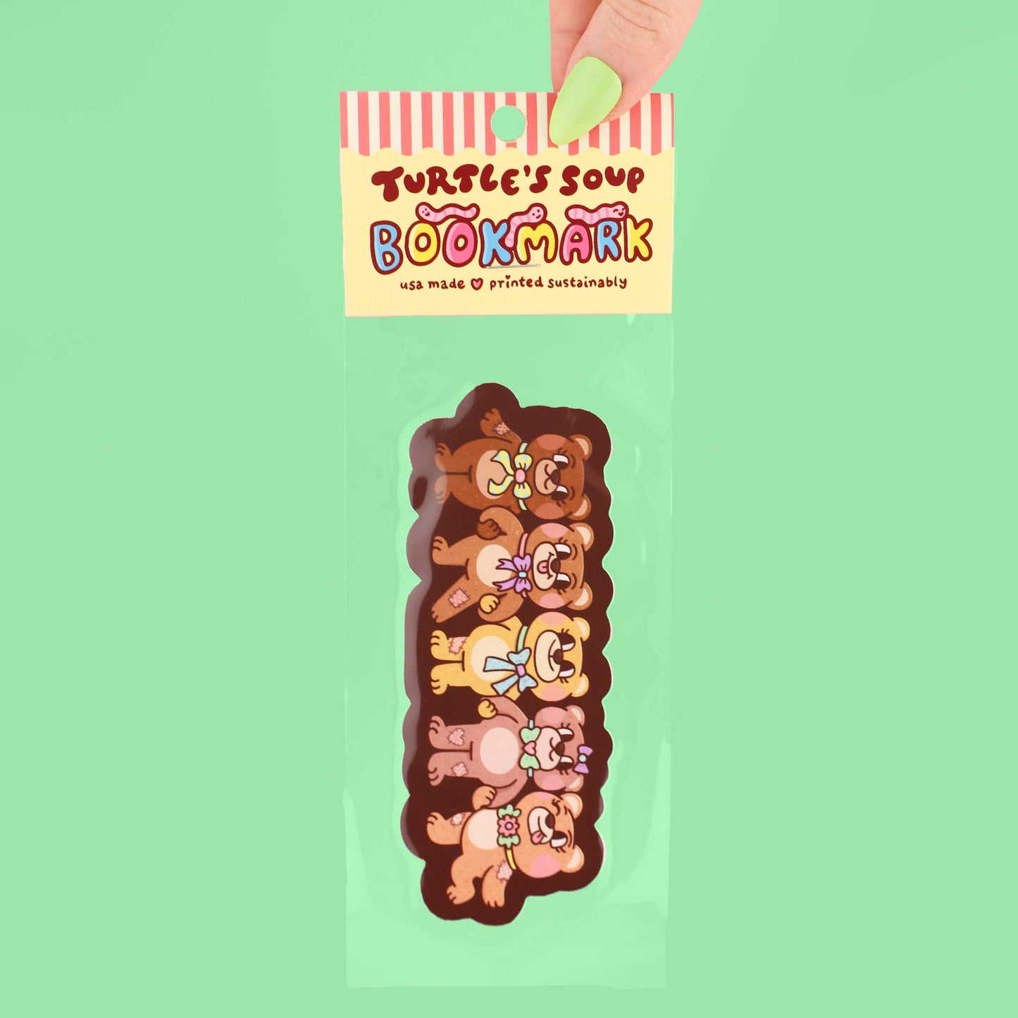 Teddy Bear Friends Bookmark