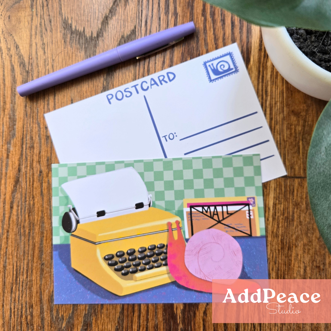 Snail Mail Illustrated Postcard Set | 12 Bookish & Whimsical Postcards