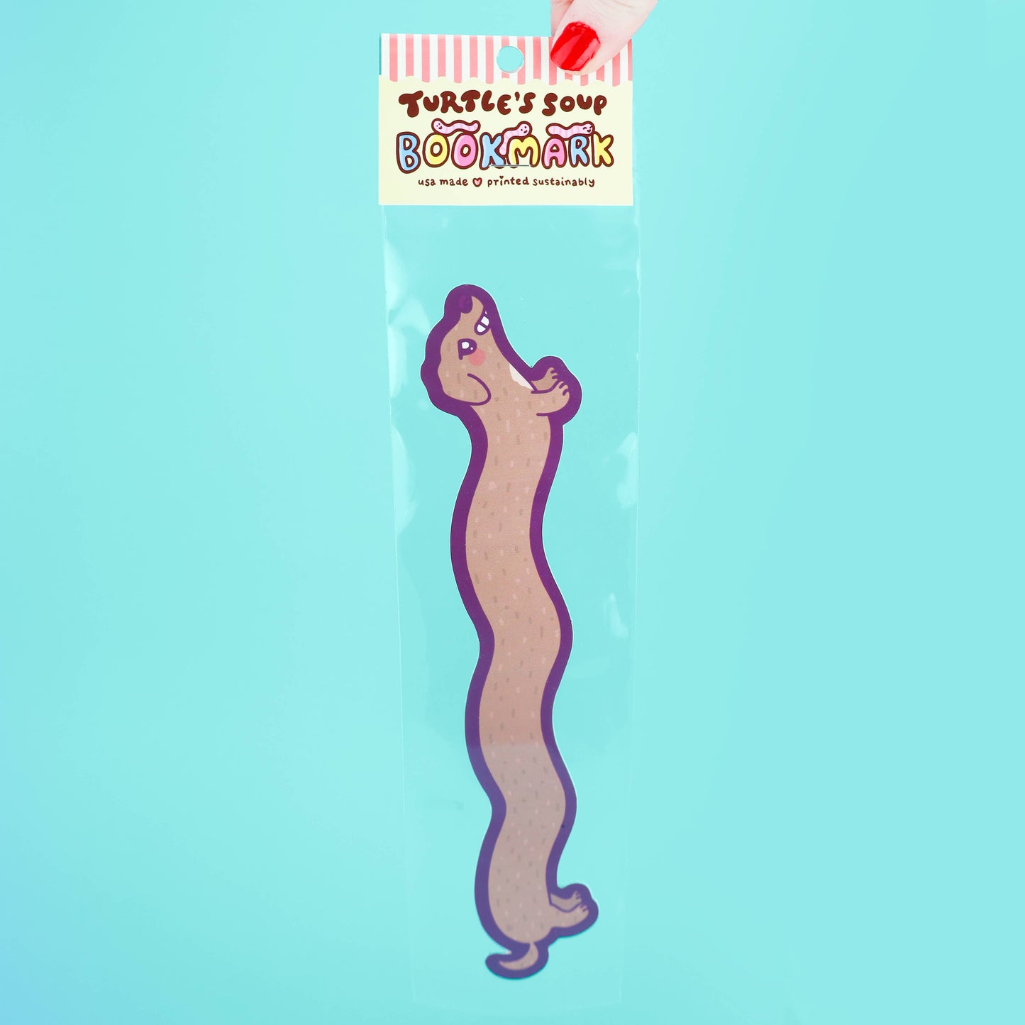 Long Weenie Dog Bookmark