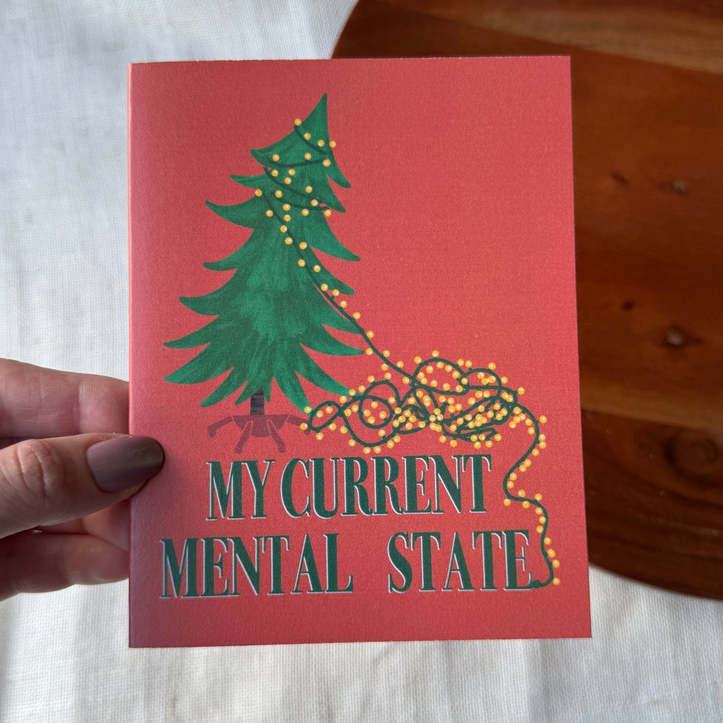 My Current Mental State | Funny Christmas Card