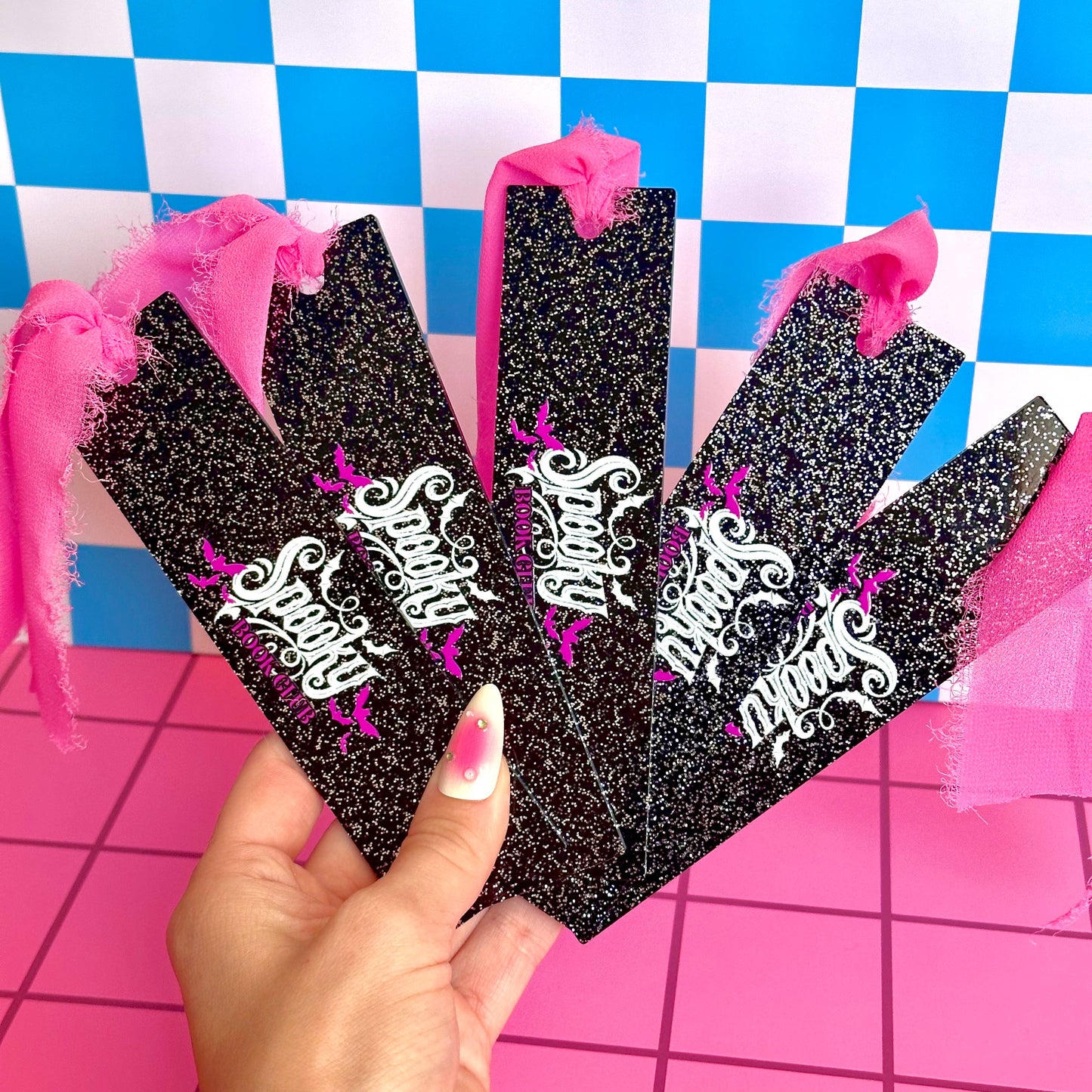 Spooky Book Club Acrylic Bookmark