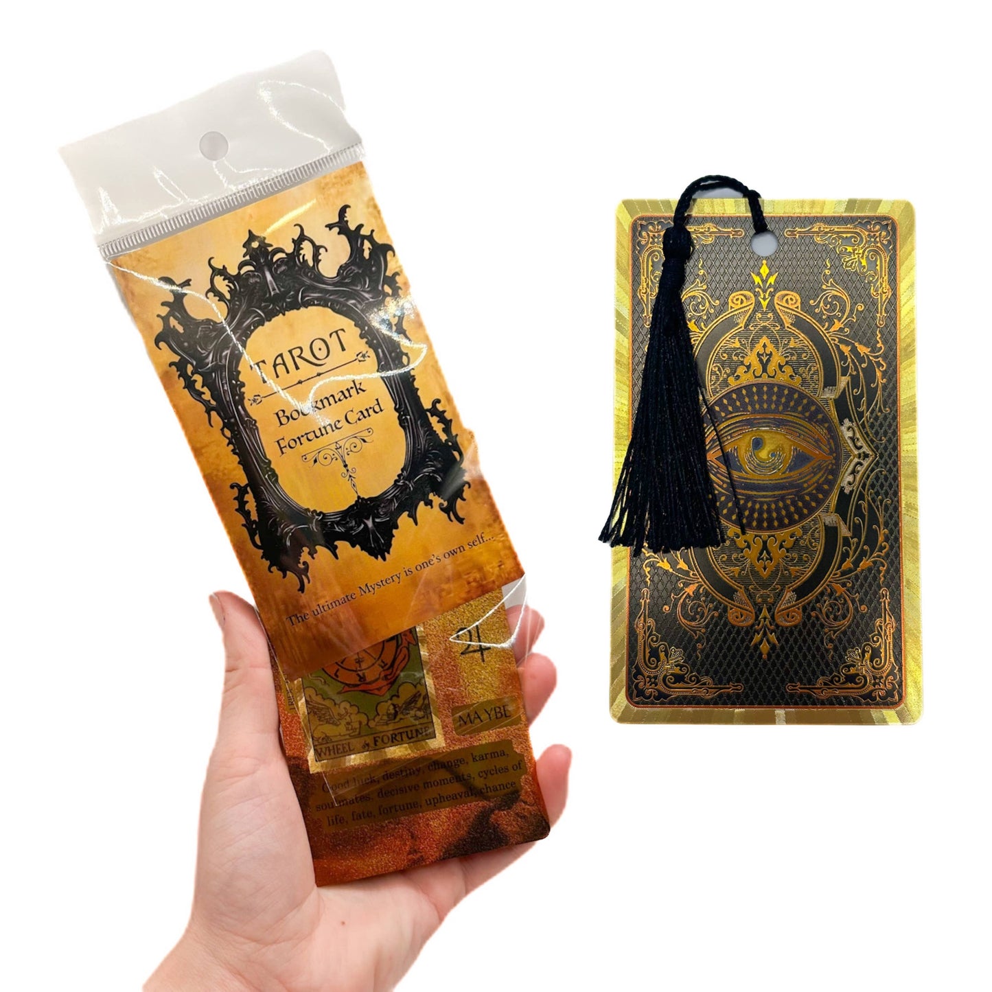 Tarot Fortune Card Bookmark – Mystery Tarot-Inspired Page Marker