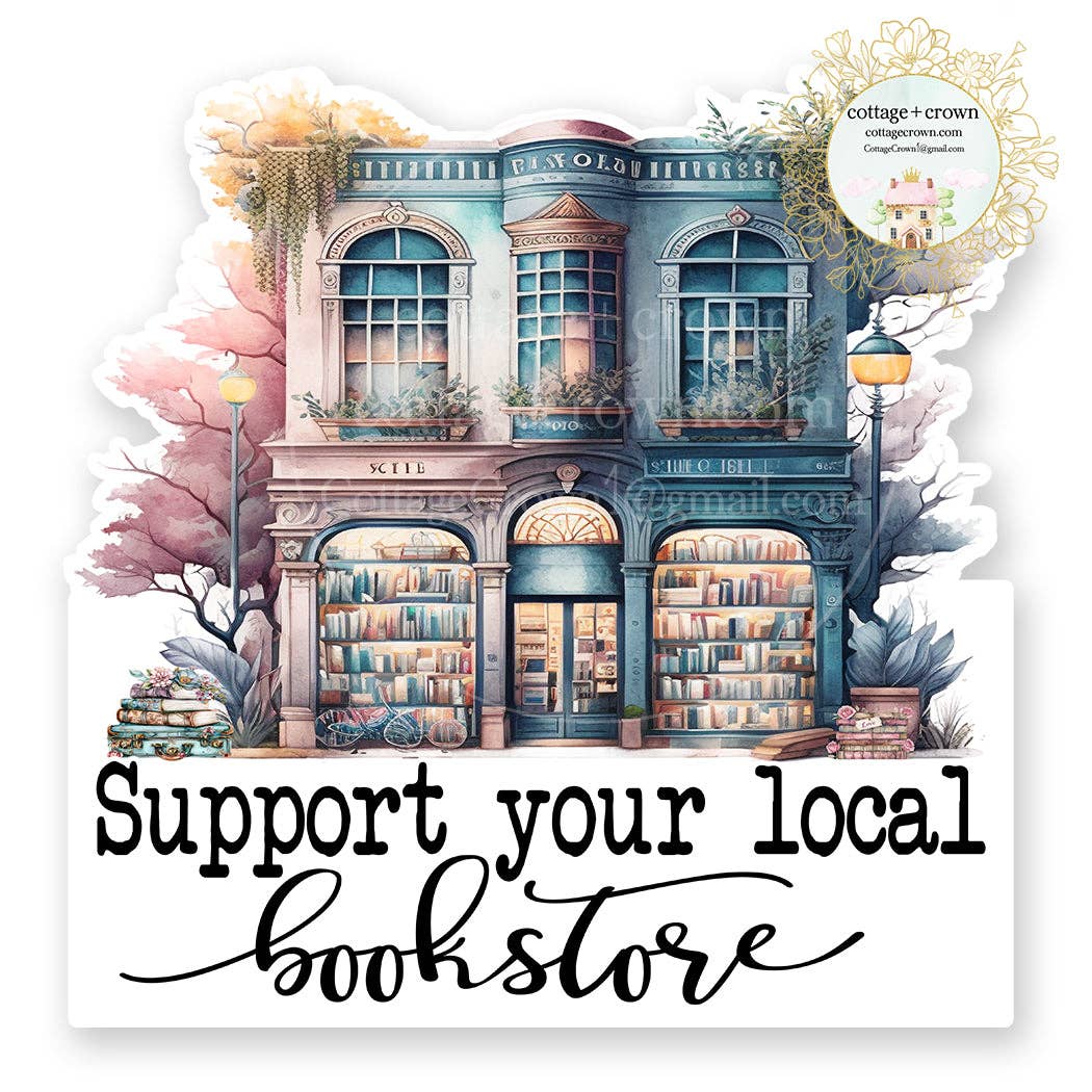Support Your Local Bookstore Sticker