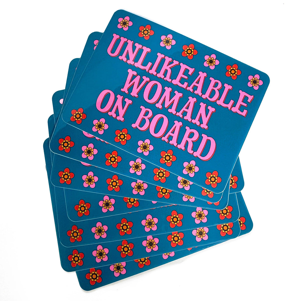 Unlikeable Woman On Board Sticker | Funny Feminist Vinyl Sticker