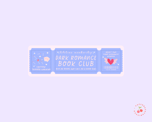 Dark Romance Book Club Bookmark