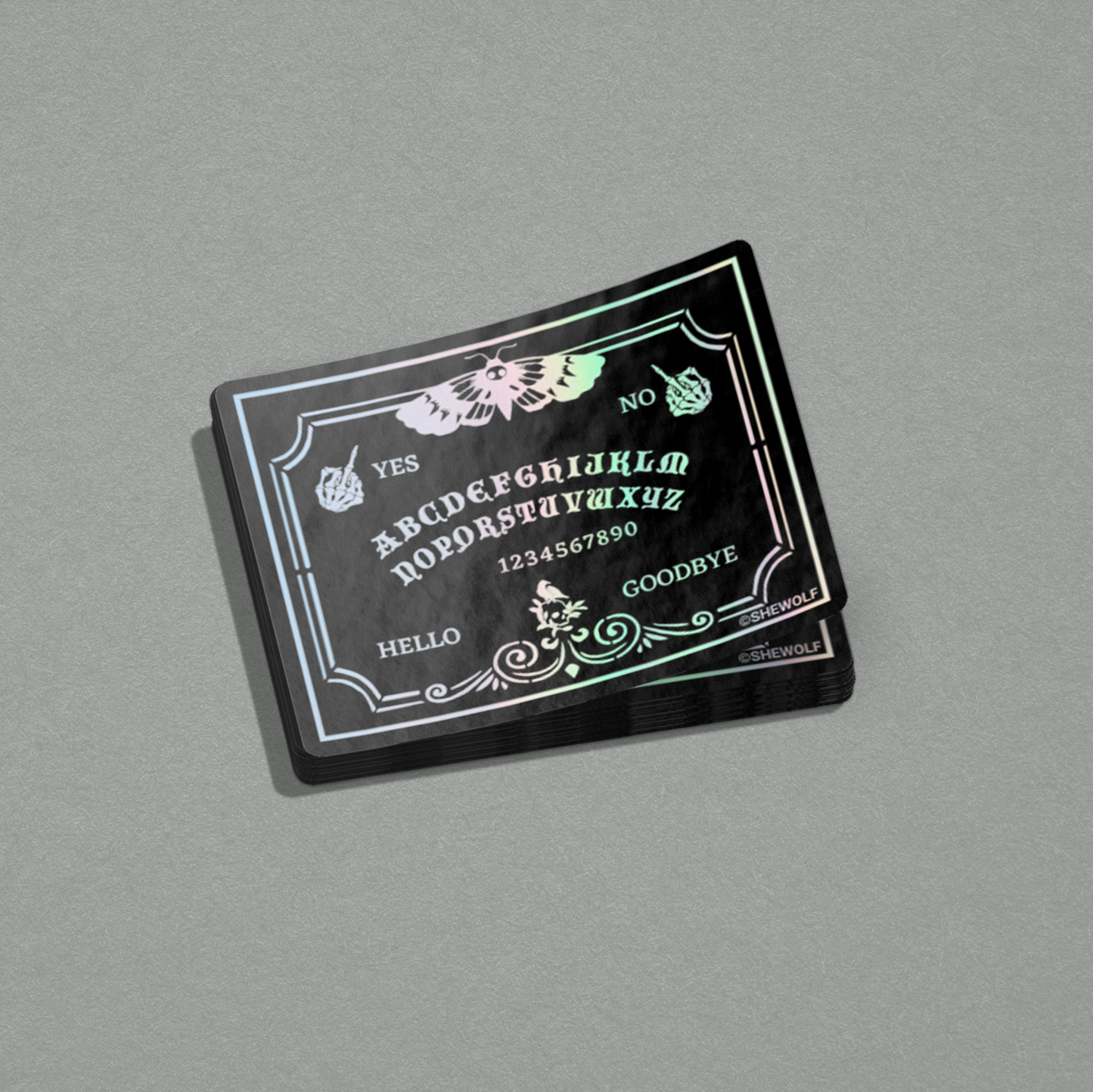 Ouija Holographic Sticker