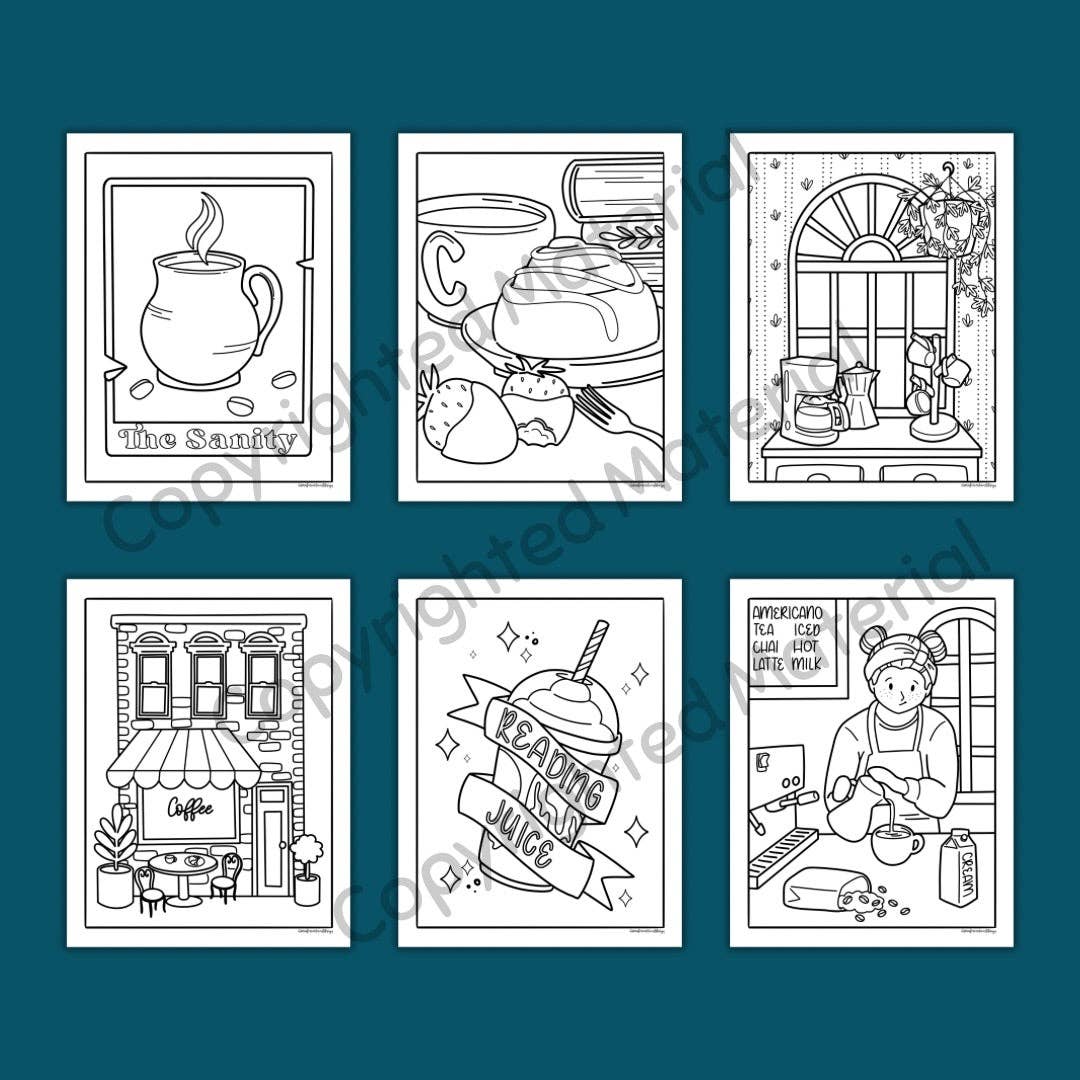Books & Brews Coloring Book