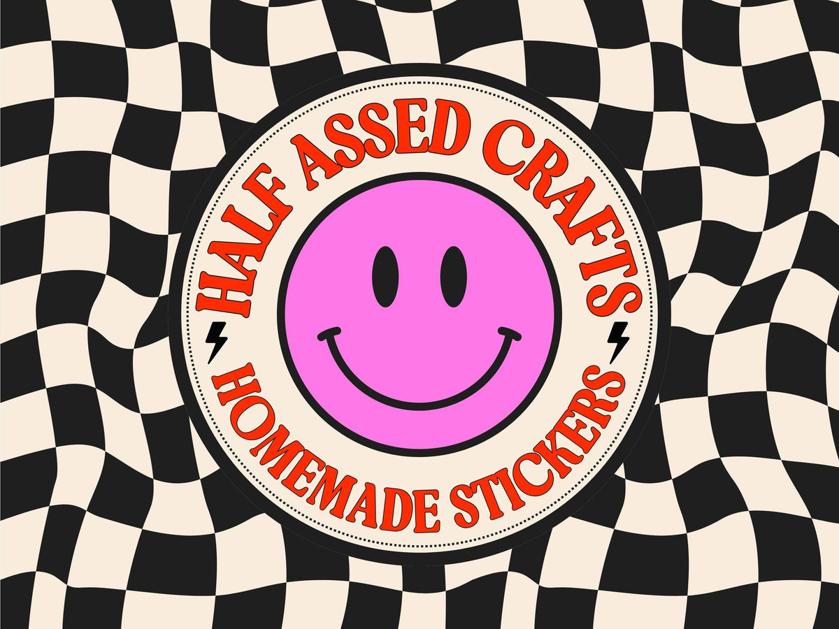 Fueled By ADHD & Anxiety Sticker | Funny Waterproof Vinyl Decal
