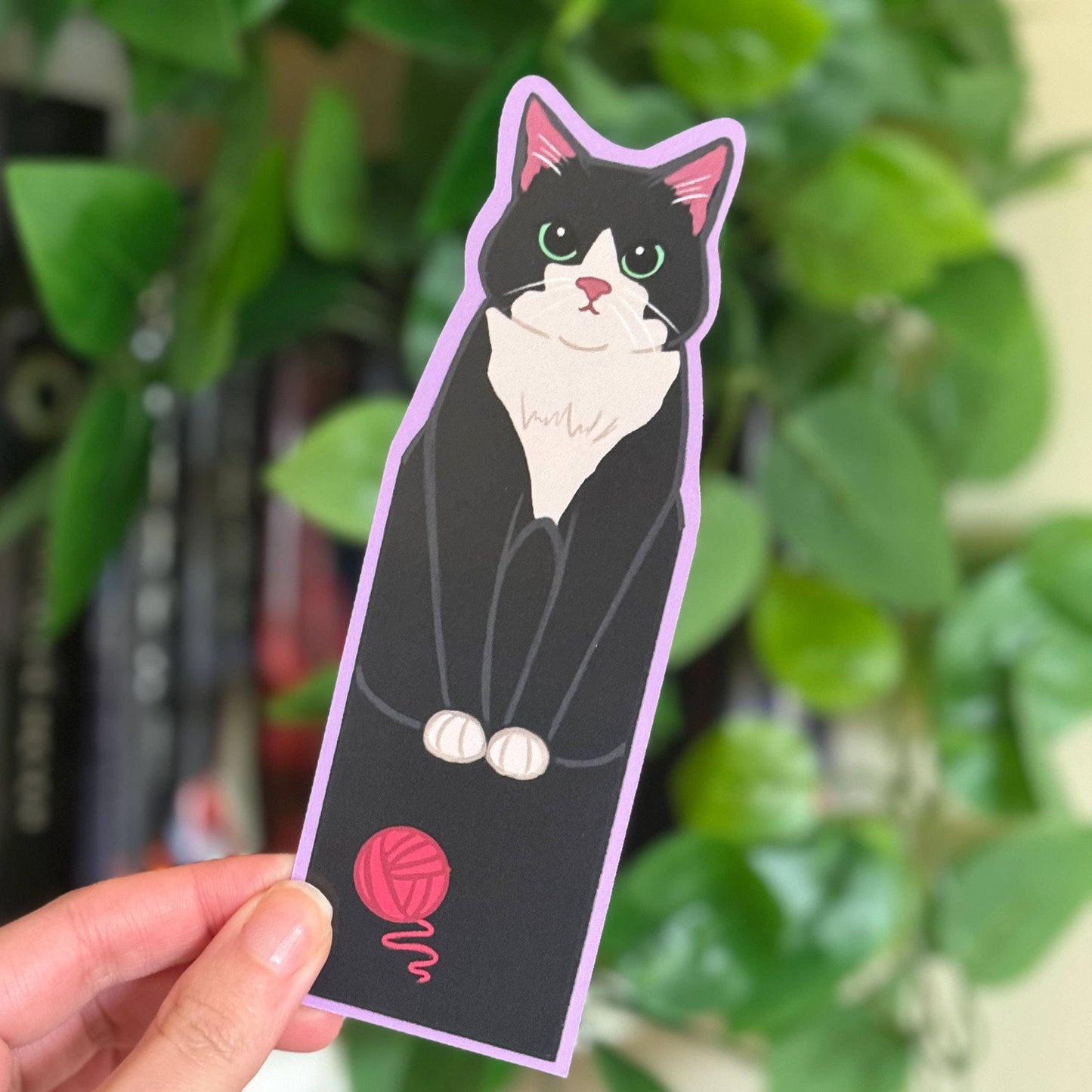 Die Cut Cat Bookmark