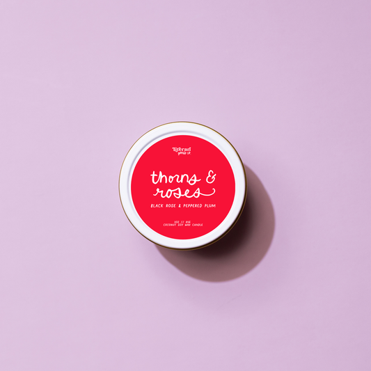 Thorns & Roses Candle – Romantasy Bookish Candle