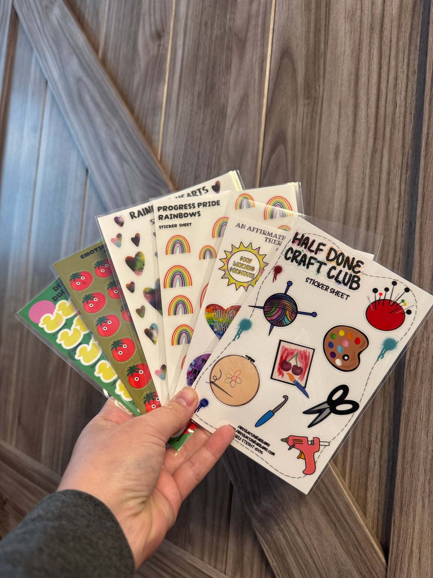 Positive Affirmation Sticker Sheet | Waterproof Vinyl Mental Health Stickers