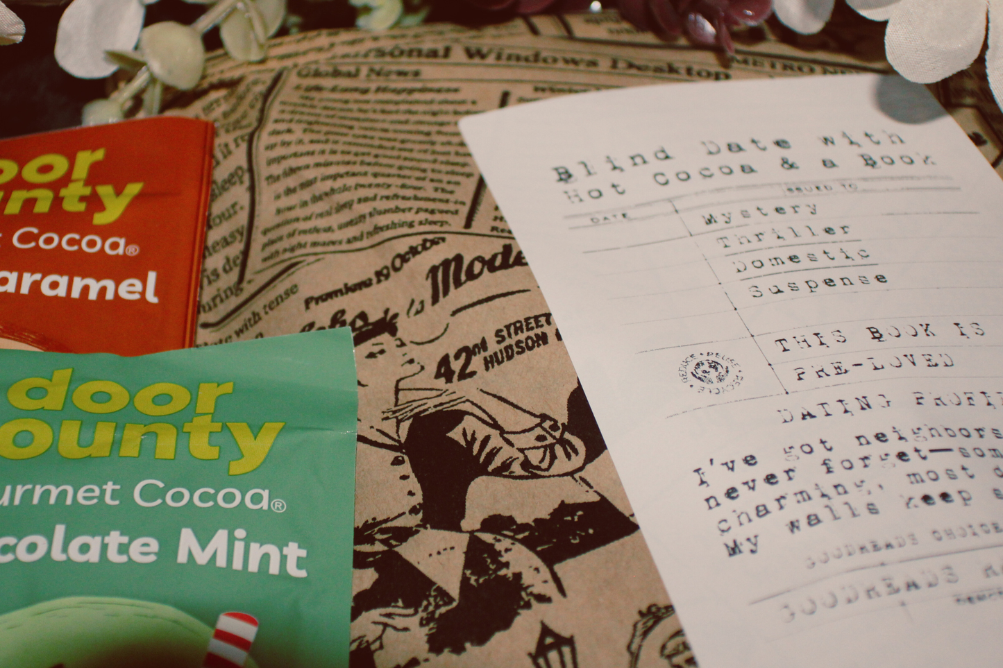 Blind Date with a Book & Hot Cocoa Gift Set