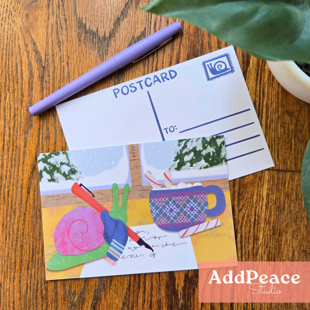 Snail Mail Illustrated Postcard Set | 12 Bookish & Whimsical Postcards