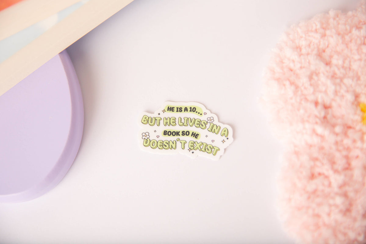 He's a Ten Sticker | Fictional Boyfriend Bookish Sticker