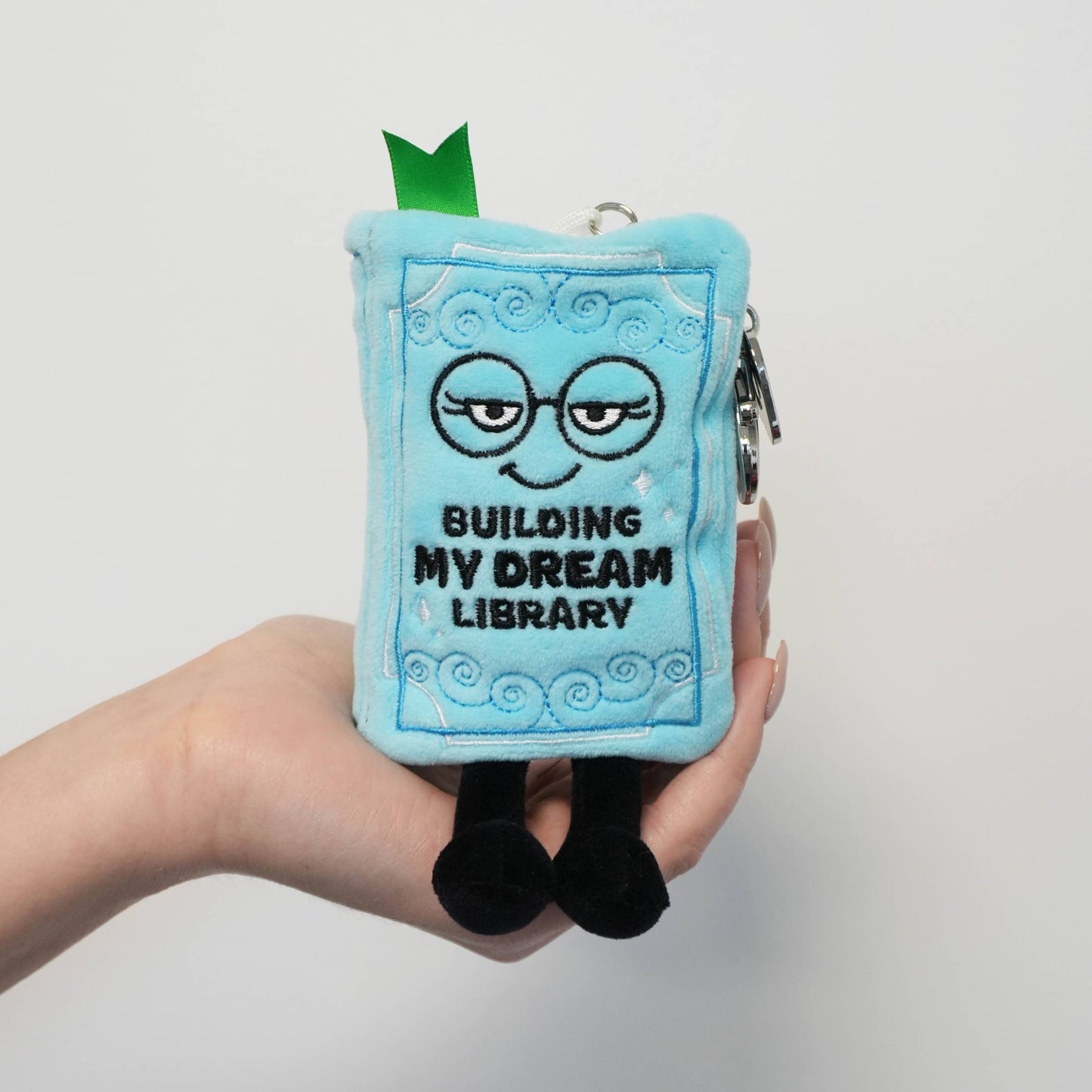 Building My Dream Library – Book Plush Bag Charm