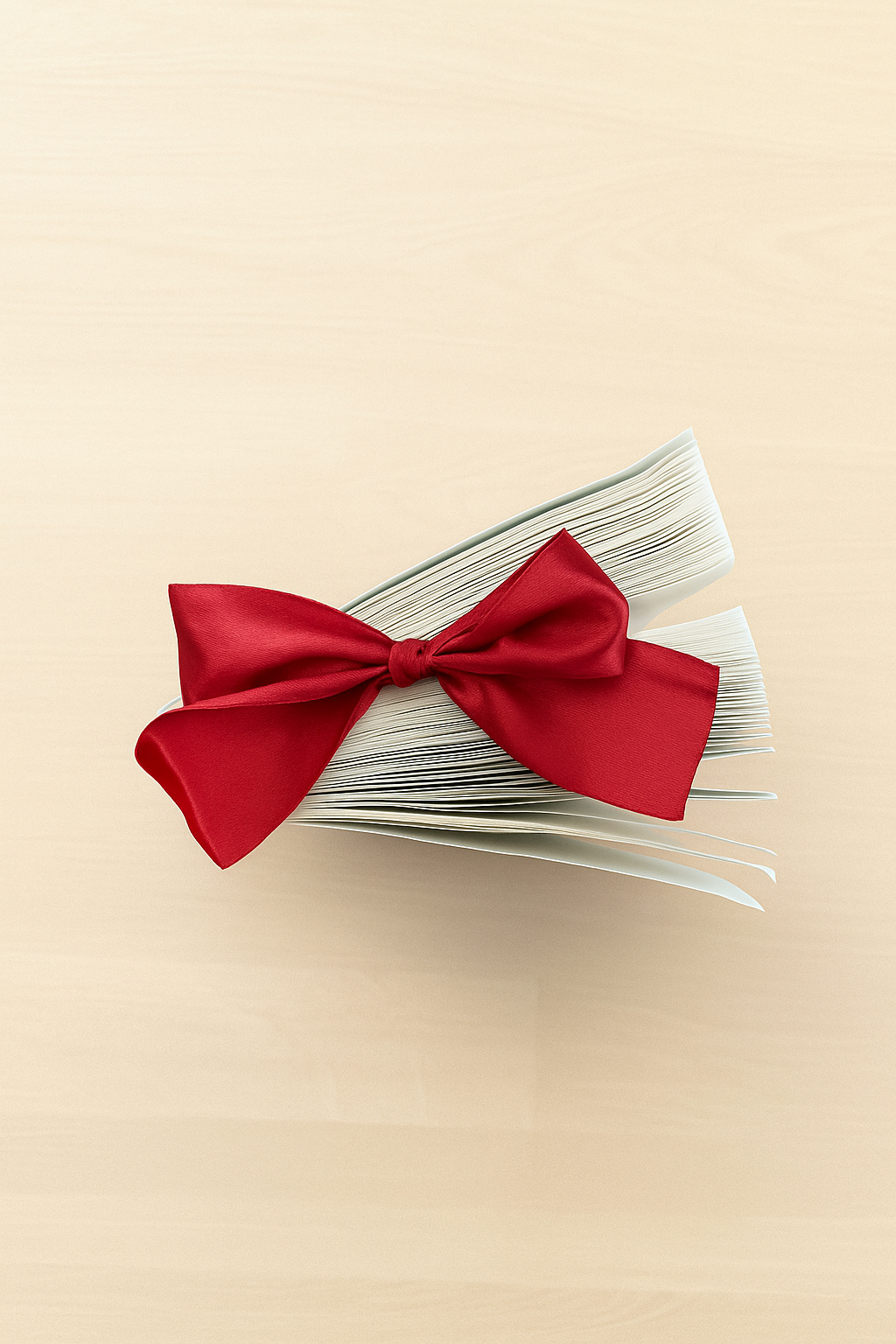 Satin Bow Bookmark – Elegant Ribbon Page Marker