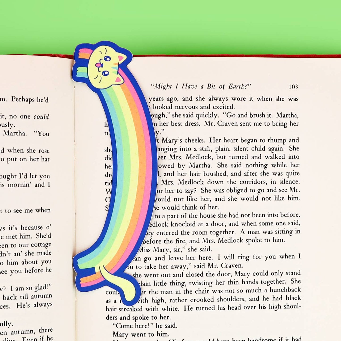 Rainbow Cat Pride Bookmark