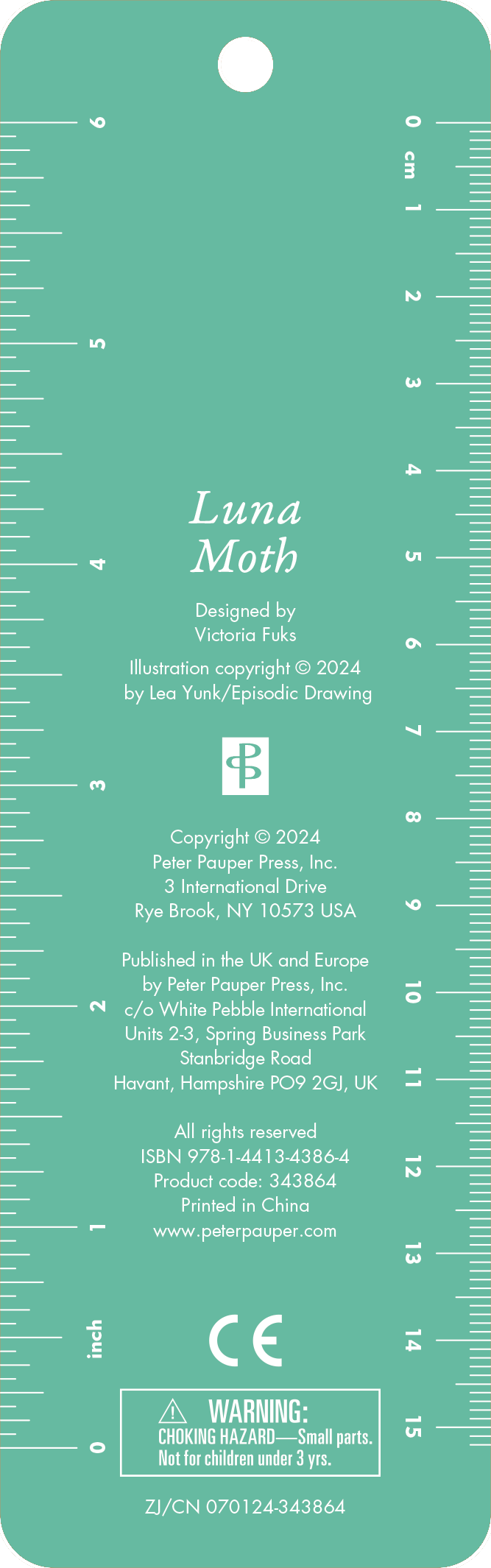 Luna Moth Bookmark
