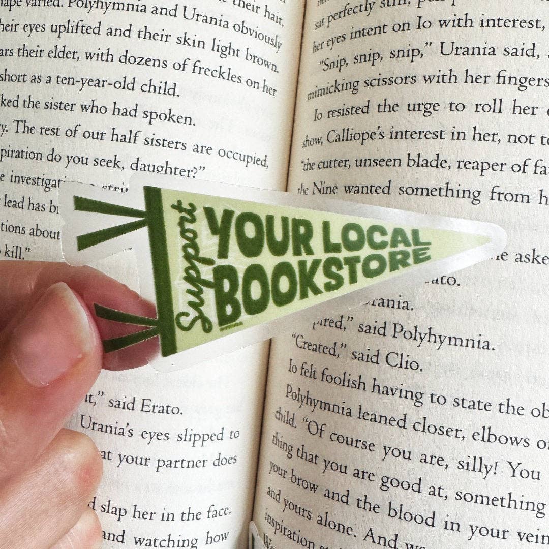 Support Your Local Bookstore Matte Sticker