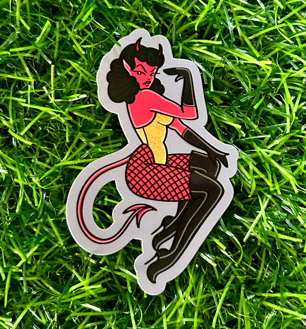 Halloween Pinup Girls Sticker | Retro Spooky Vinyl Decals