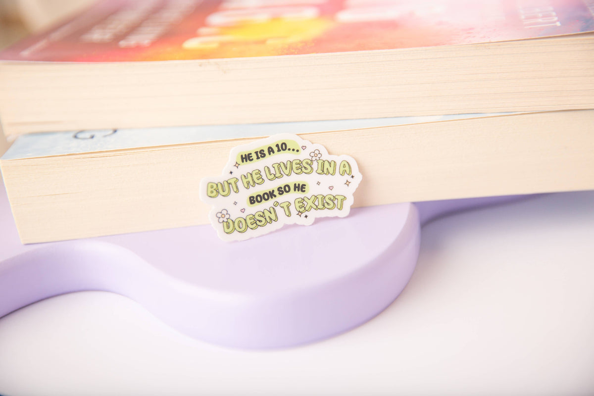 He's a Ten Sticker | Fictional Boyfriend Bookish Sticker