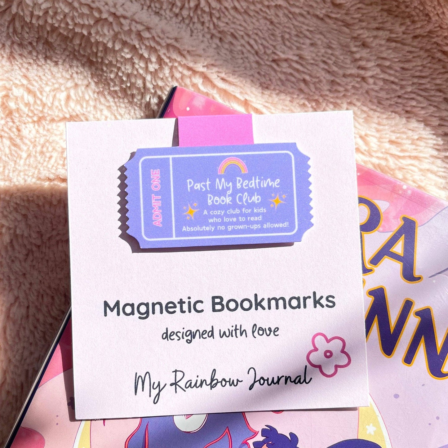 Past My Bedtime Magnetic Bookmark – Kids Reading Bookmark