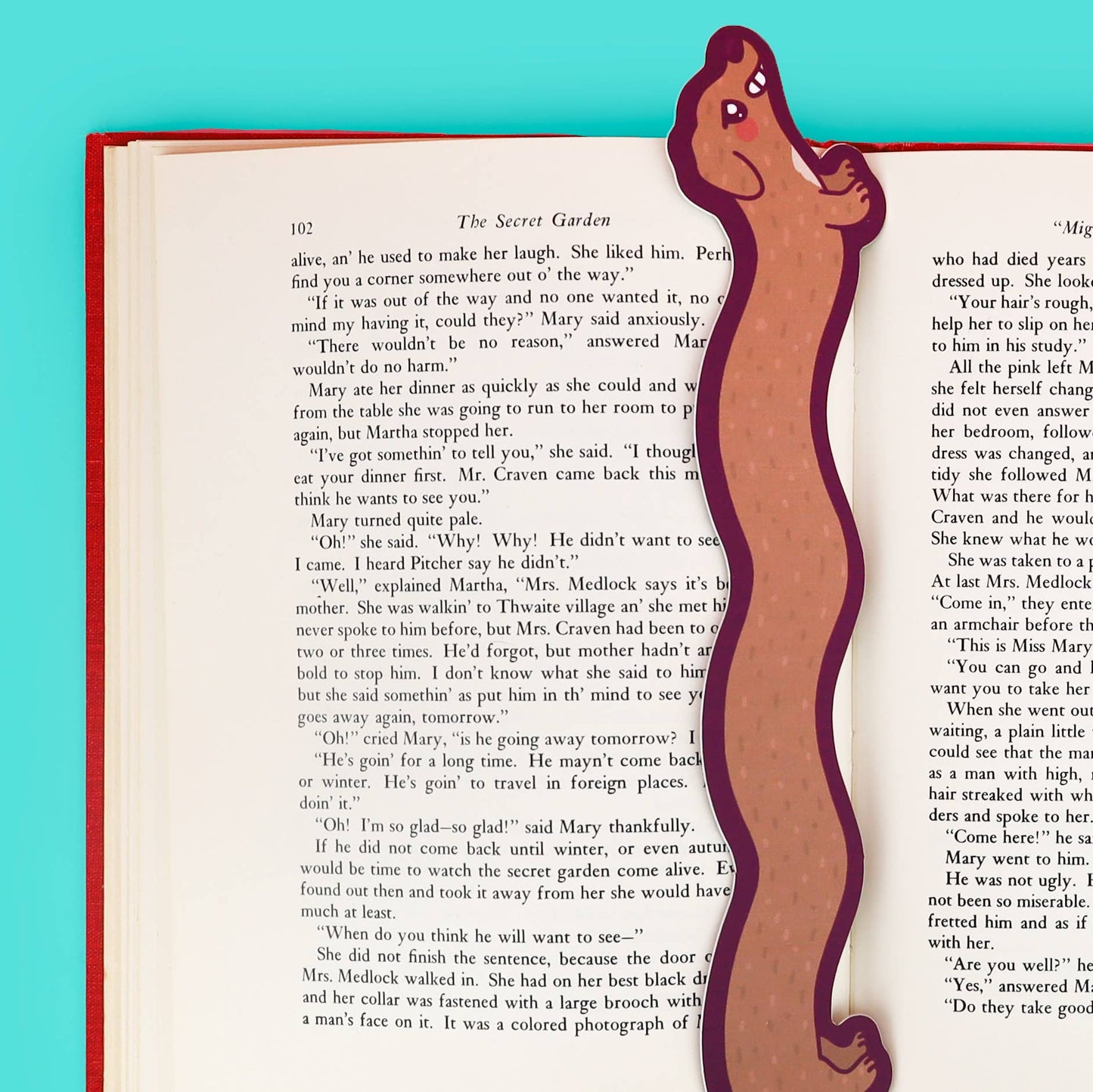 Long Weenie Dog Bookmark