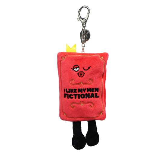 I Like My Men Fictional – Book Plush Bag Charm
