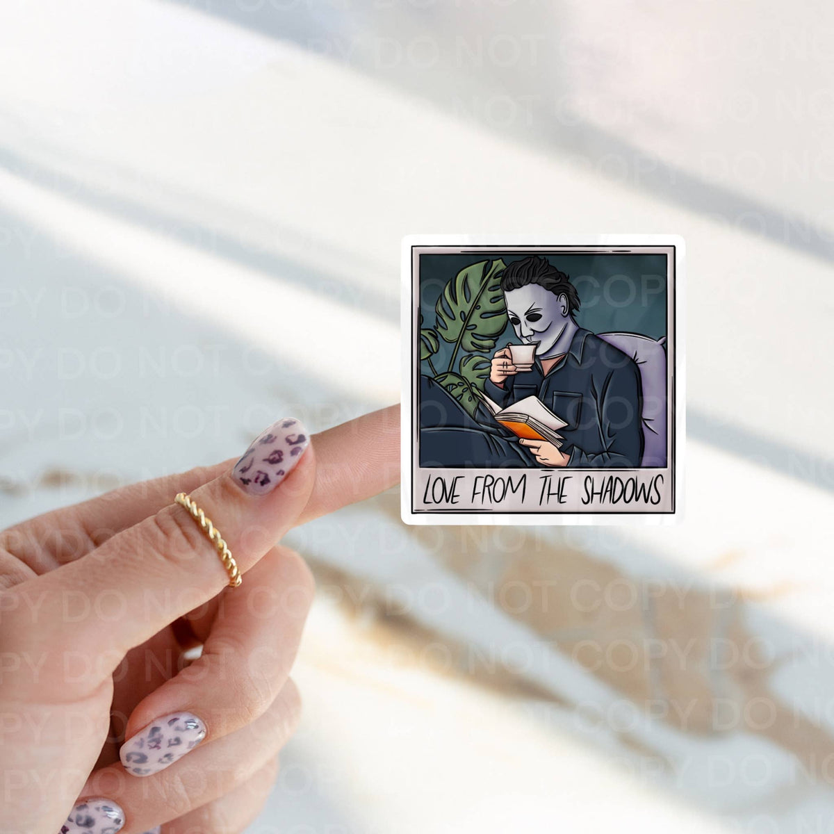 Love From The Shadows Sticker | Dark Romance &amp; Horror Bookish Decal