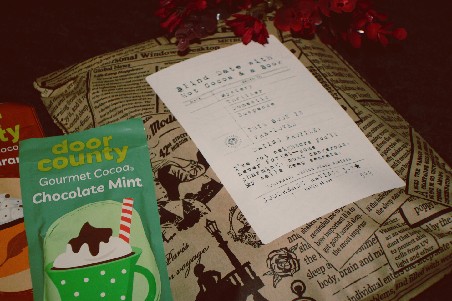 Blind Date with a Book & Hot Cocoa Gift Set